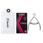 Zenith professional cuticle nipper with wire spring and satin matt finish