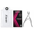 Zenith professional cuticle nipper with wire spring and satin matt finish