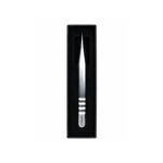 Professional straight eyelash extension tweezers with Zenith branded packaging